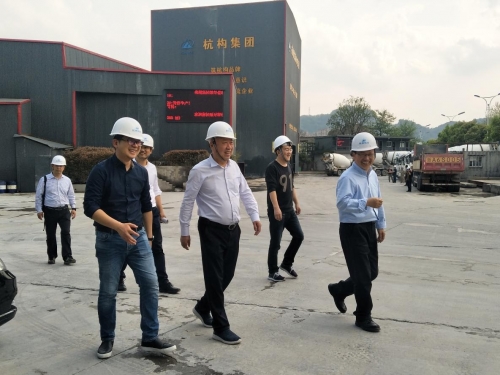 【管理纵横】抢抓机遇 放眼未来 ——AG贵宾会集团董事长来连毛赴杭构•砼二分公司视察指导工作